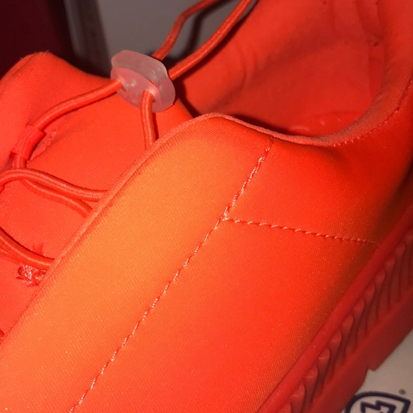 “Neo” Orange Sneakers - Picture 2 of 5